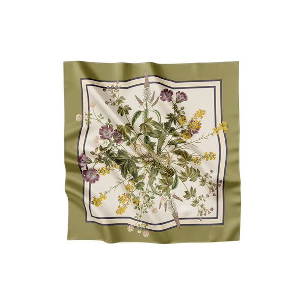 Green Flora scarf, Flora Danica Denmark
