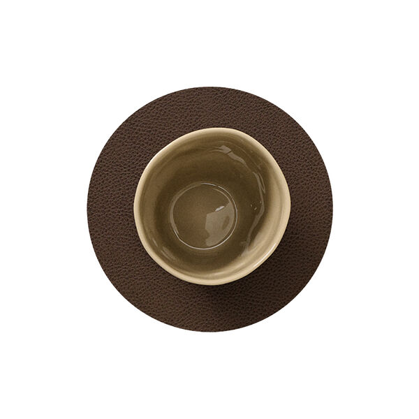 Serene glass mat Circle, hazel, LIND DNA