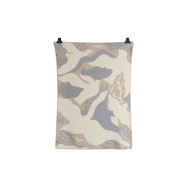 Vogel und Fisch Kinderplaid, grau/beige Vogel und Fisch Kinderplaid, grau/beige, Røros Tweed