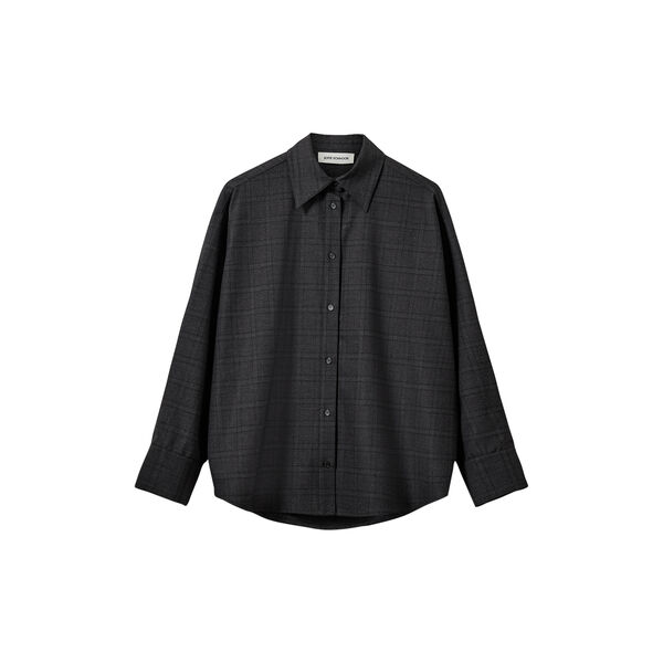 SIMASW CHECKED OVERSIZE SHIRT, grey check, Sofie Schnoor