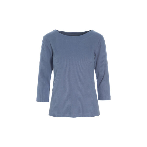 Naibu Rippbluse mit 3/4-&Auml;rmeln, Moonstone, BITTE KAI RAND