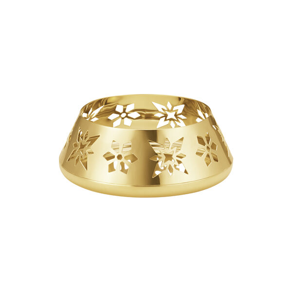 2024 Kerzenst&auml;nder f&uuml;r Stumpenkerzen, Gold, Georg Jensen