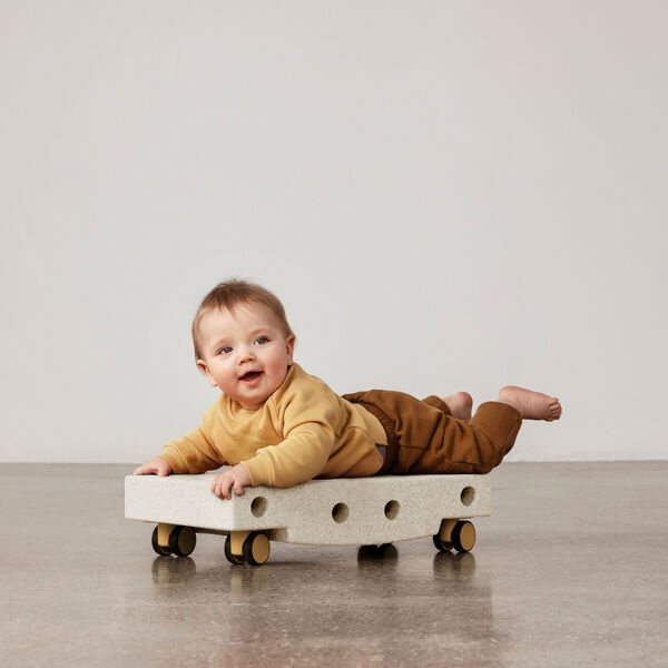 Scooter Board, sand grey/honey yellow, MODU