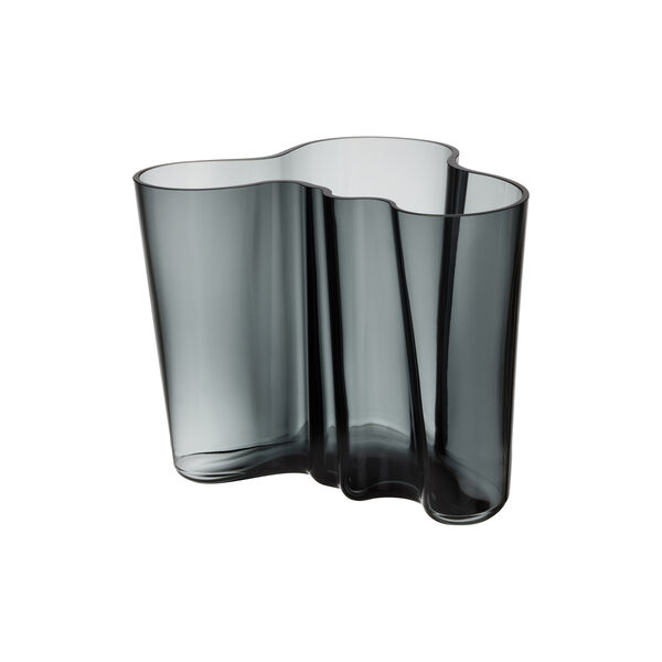 Alvar Aalto Vase, grau, Iittala