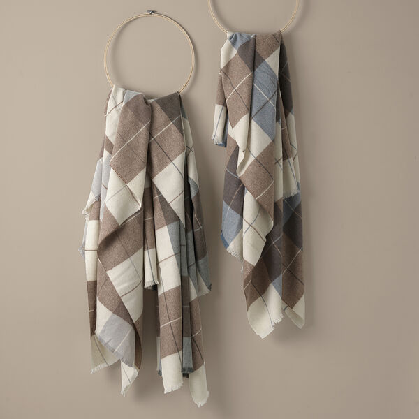 Scotch Throw, grey Scotch Throw, grey, ELVANG