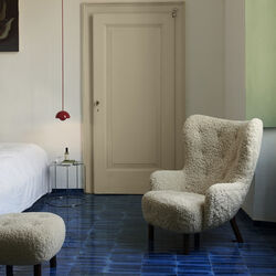 Flowerpot VP10 Pendant, vermilion red Flowerpot VP10 Pendant, vermilion red, &Tradition