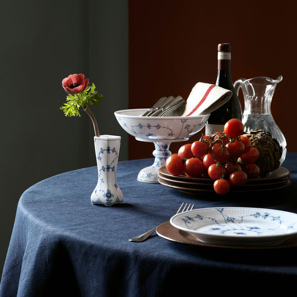 Musselmalet Gerippt vintage Vase, Royal Copenhagen