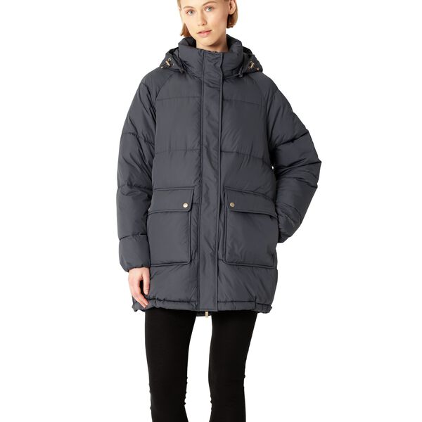 Oversized Padded Coat | Ombre Blue | Oversized-Steppmantel, Ilse Jacobsen Hornb&aelig;k