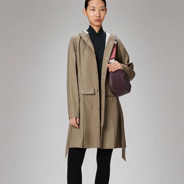 Curve Long Jacket, beige Curve Long Jacket, beige, Rains