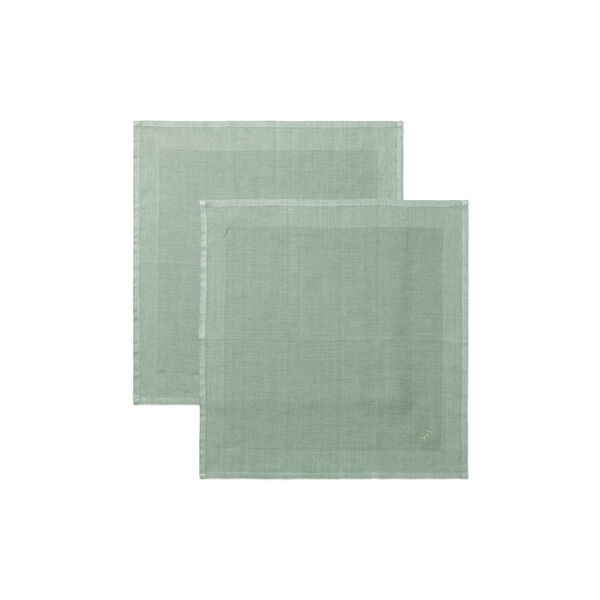 PLAIN Napkin, mineral green, Georg Jensen Damask