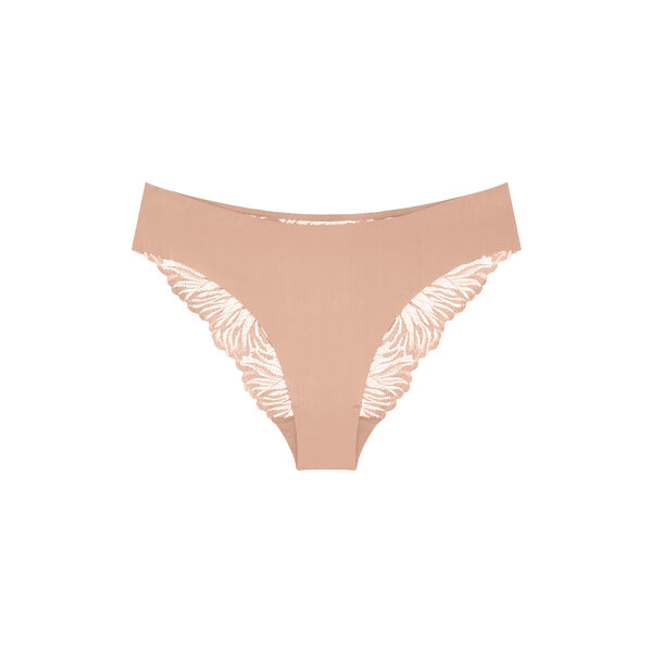 H&uuml;bsche Mikro-Krawatte, neutral beige, Triumph