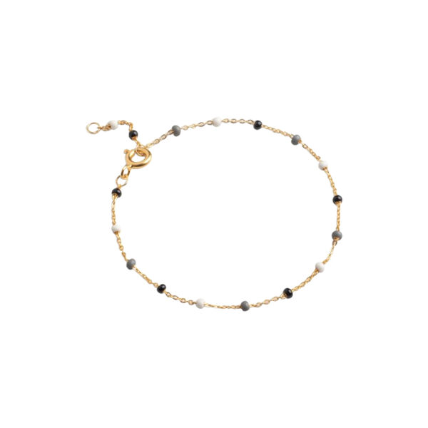 Lola Armband, Gold/Salz und Pfeffer, ENAMEL Copenhagen