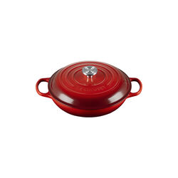 Signature Round Braiser | 30 cm | Cerise, Le Creuset