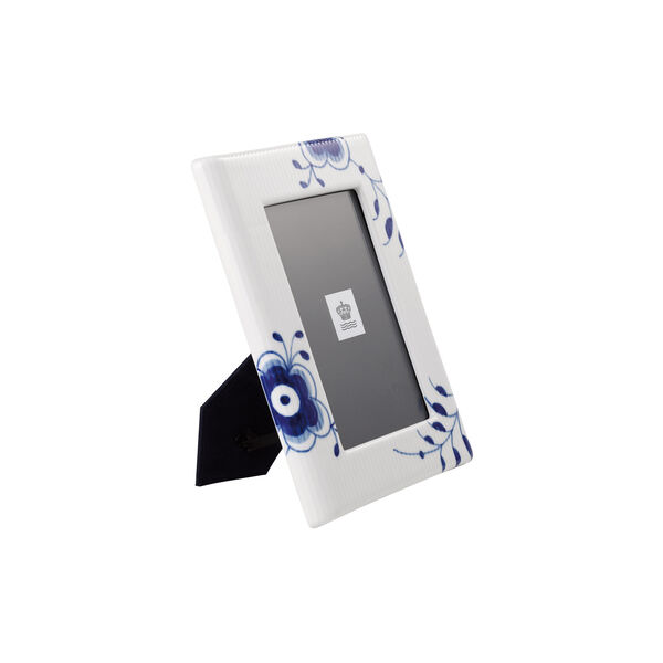 Blauer gerippter Mega-Bilderrahmen, Royal Copenhagen