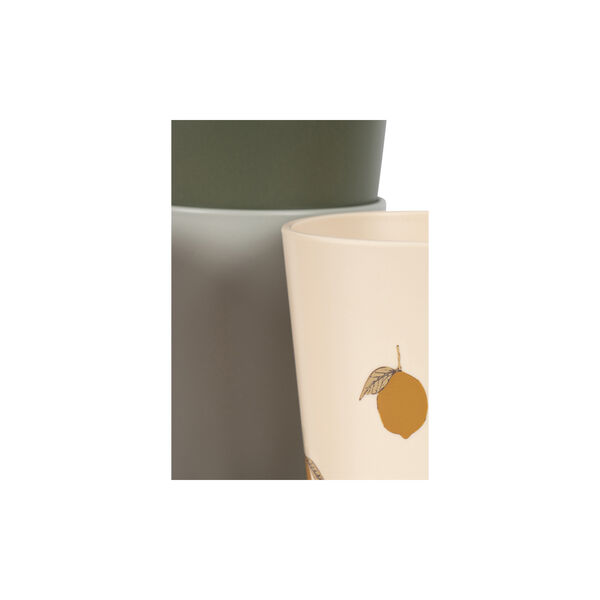 5er-Pack Becher, lemon mix, Konges Sl&oslash;jd