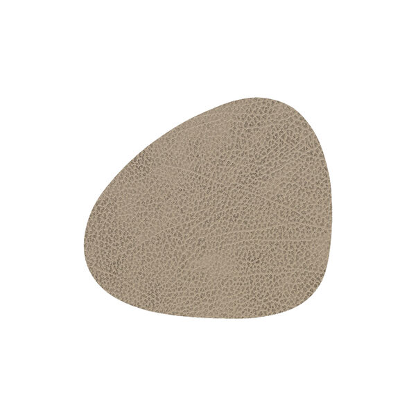 Hippo glass mat Curve, warm grey, LIND DNA