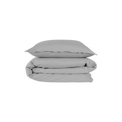 Stone Washed Bed Linen, light grey, Geismars Væverier