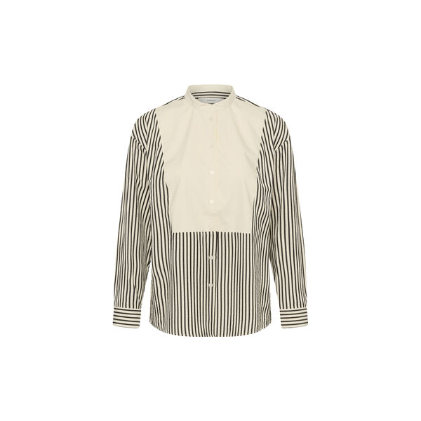 GARBOIW SHIRT, vanilla / black stripe, InWear