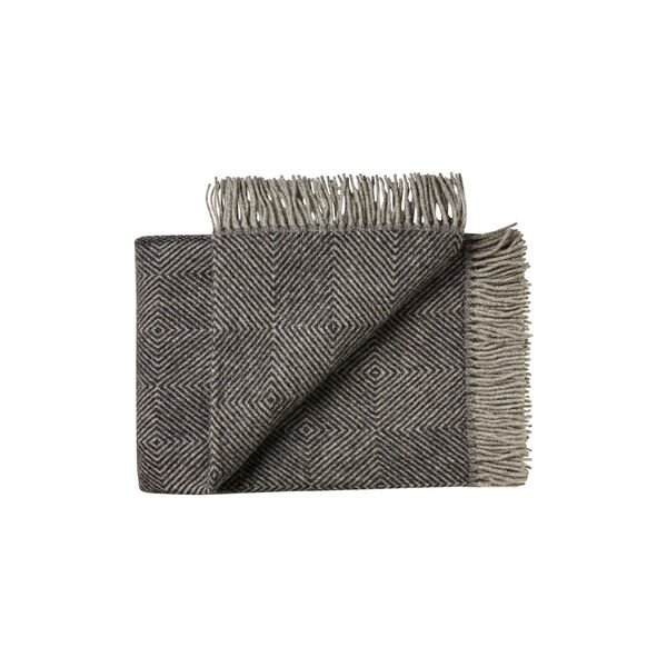 Fan&oslash; Plaid, slate black 0171, Silkeborg Uldspinderi