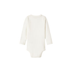Plain Body LS Bodysuit, gentle white, MarMar Copenhagen