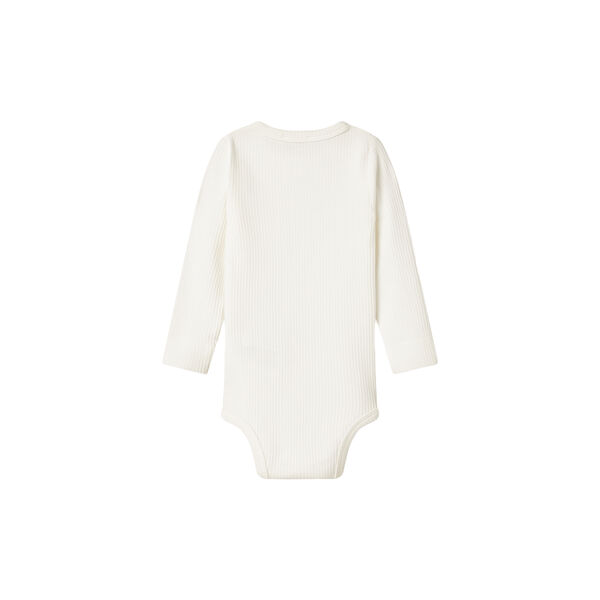 Plain Body LS Bodysuit, gentle white, MarMar Copenhagen