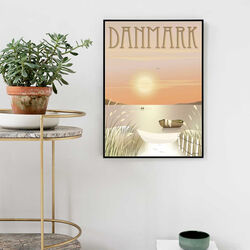 DANMARK klitterne plakat, ViSSEVASSE