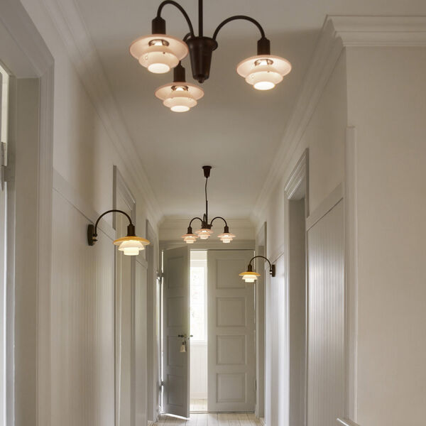 PH 2/2 Wall Lamp Centenary Edition, amber/opal white, Louis Poulsen