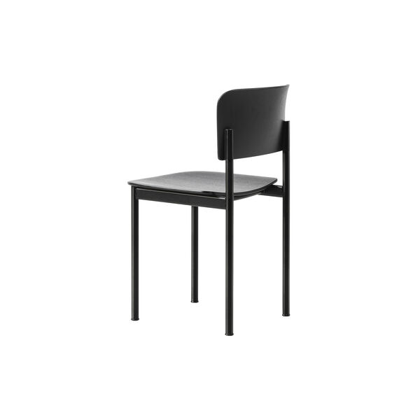 Plan Stuhl, black lacquered ash/black, Fredericia Furniture