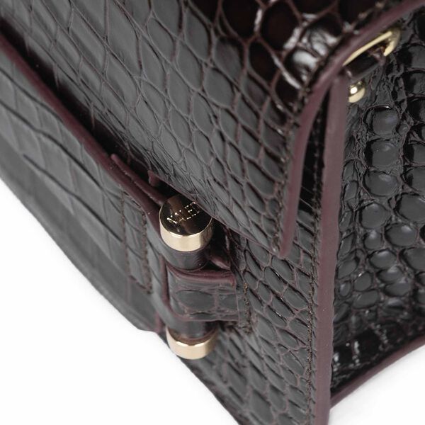Jolie Grande Tasche, braun croco, Naledi Copenhagen