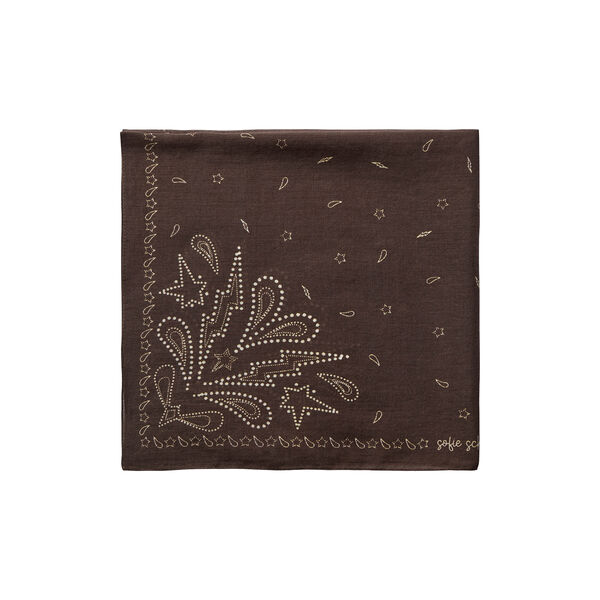 MARILYSW SCARF, dark brown, Sofie Schnoor