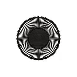 Clava Up Wood Wall/Ceiling Light, black oak, UMAGE