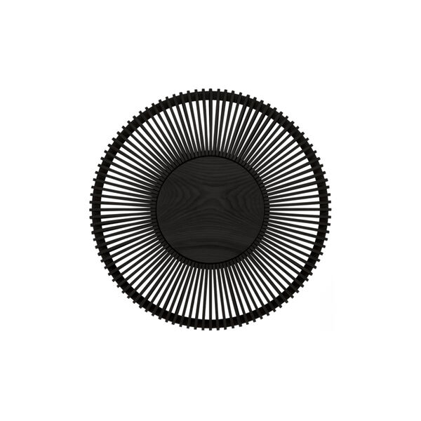 Clava Up Wood Wall/Ceiling Light, black oak, UMAGE