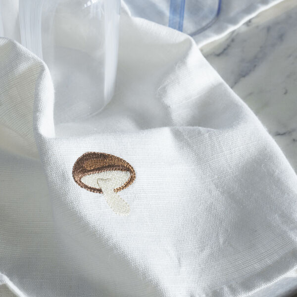 Yummy Tea Towel, mushroom, Normann Copenhagen