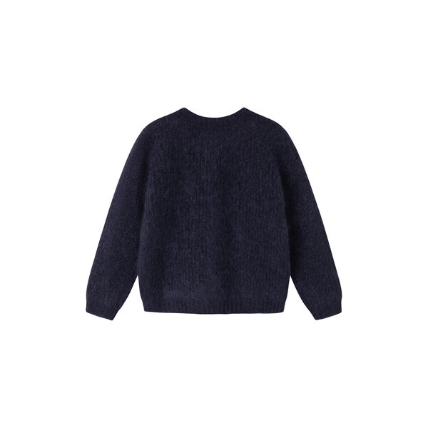 Tavon Knitted Cardigan, darkness melange, MarMar Copenhagen