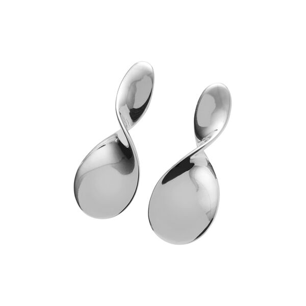 La Pausa Earrings Small, silver plated, Pernille Corydon Jewellery