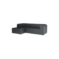 Paradigm 3 Seater Sofa with Pouf, Hallingdal 166, Montana Furniture