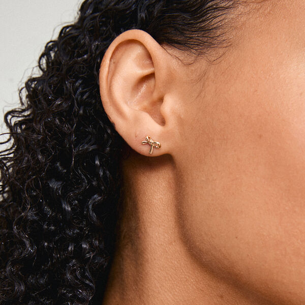 LYSANDRA Studs, gold plated, Pilgrim