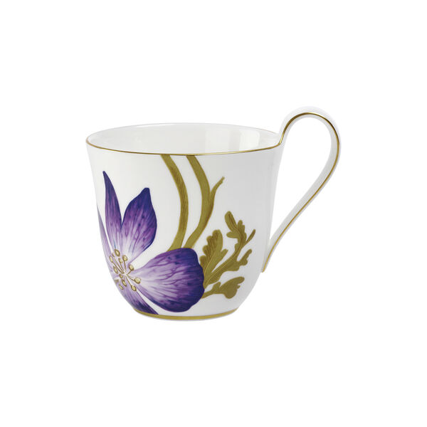Flora Tasse mit hohem Henkel, Stiefmütterchen, Royal Copenhagen