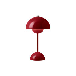 Flowerpot VP9 Portable Table Lamp, vermilion red, &Tradition