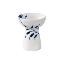Blaue Mega geriffelte Vase 11 cm, Royal Copenhagen