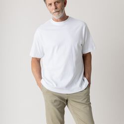 MMGDarren SS Tee, white, MOS MOSH Gallery