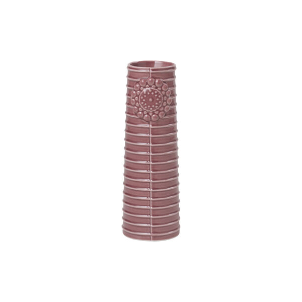 Pipanella lines Vase, dusty rose, Dottir Nordic Design