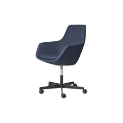 Kleine Giraffe™ 3211 Drehstuhl, blue, Fritz Hansen