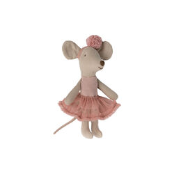 Kleine Schwester Ballerina-Maus, rosa, Maileg