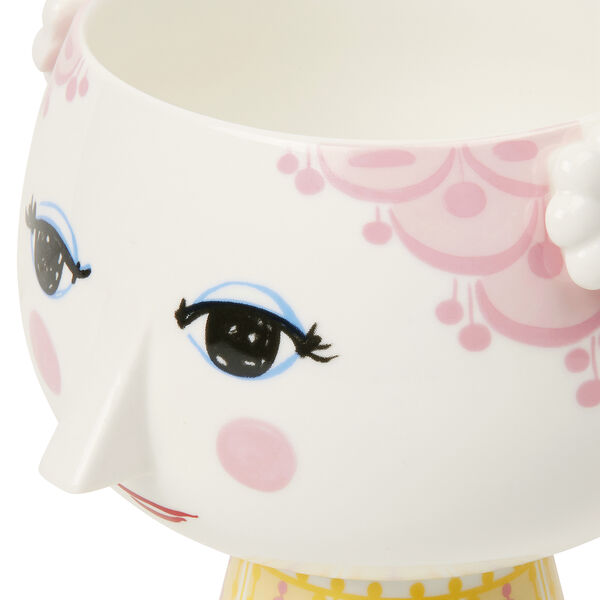 Eva Kr&auml;utertopf auf Fu&szlig;, pink, Bj&oslash;rn Wiinblad