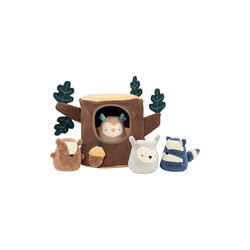 Hide & Seek Tree Stump Activity Toy, brown, Sebra