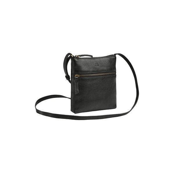 ArloMBG Crossbody Bag Soft Vintage, black w/br. gold, Markberg