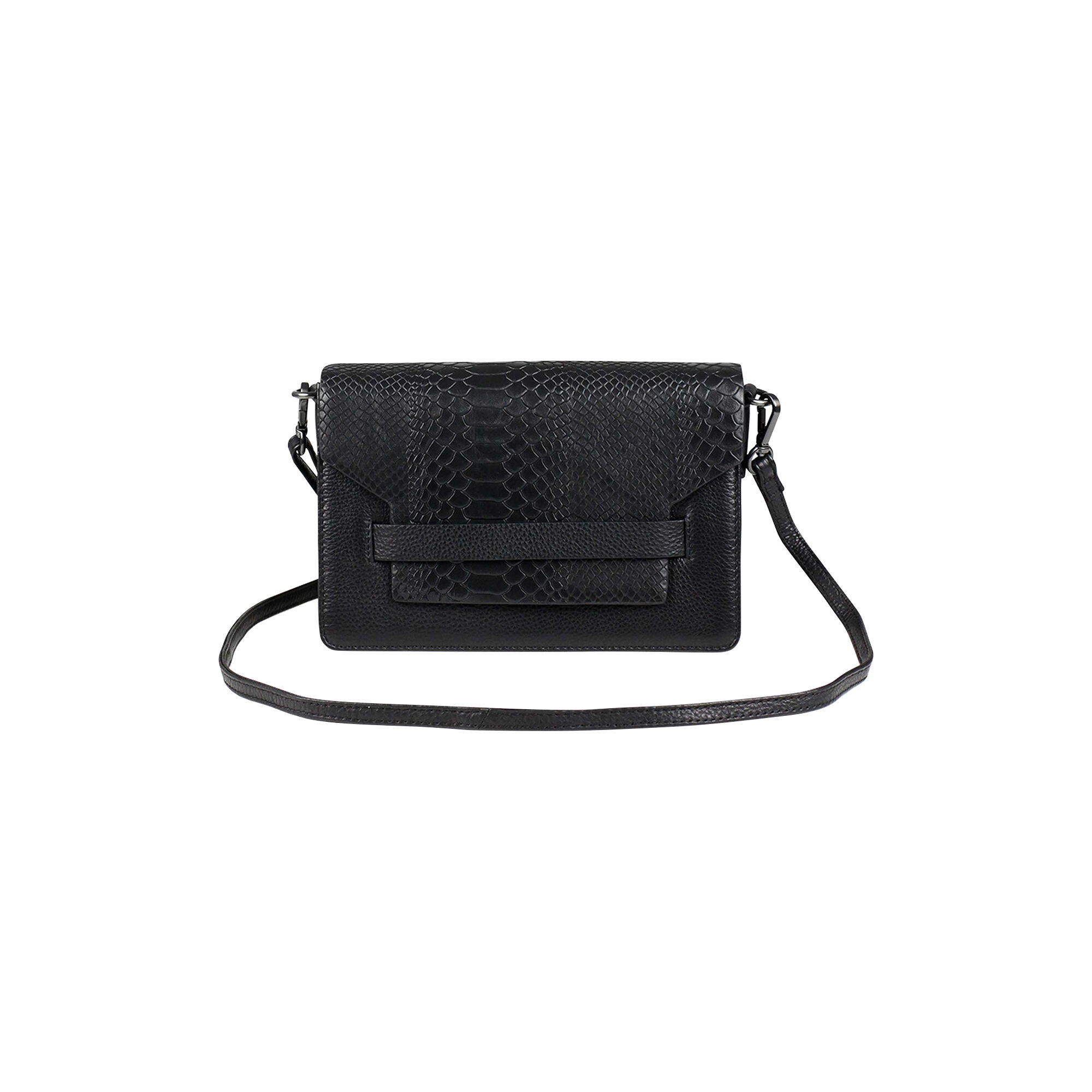 Arabella Crossbody Tasche snake schwarz