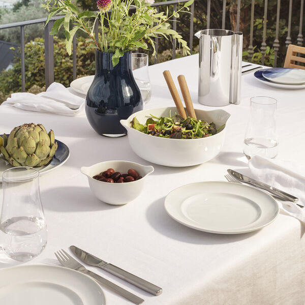 KOPPEL Fr&uuml;hst&uuml;cksteller 22 cm, wei&szlig;, Georg Jensen