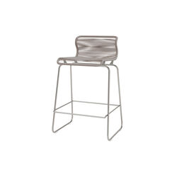 Panton One Kitchen Bar Stool, carmen/steel, Montana Furniture